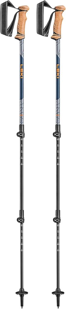 LEKI Legacy Lite Aluminum Adjustable Lightweight Walking Poles for Trekking & Hiking